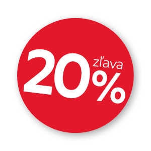 zľava 20 %
