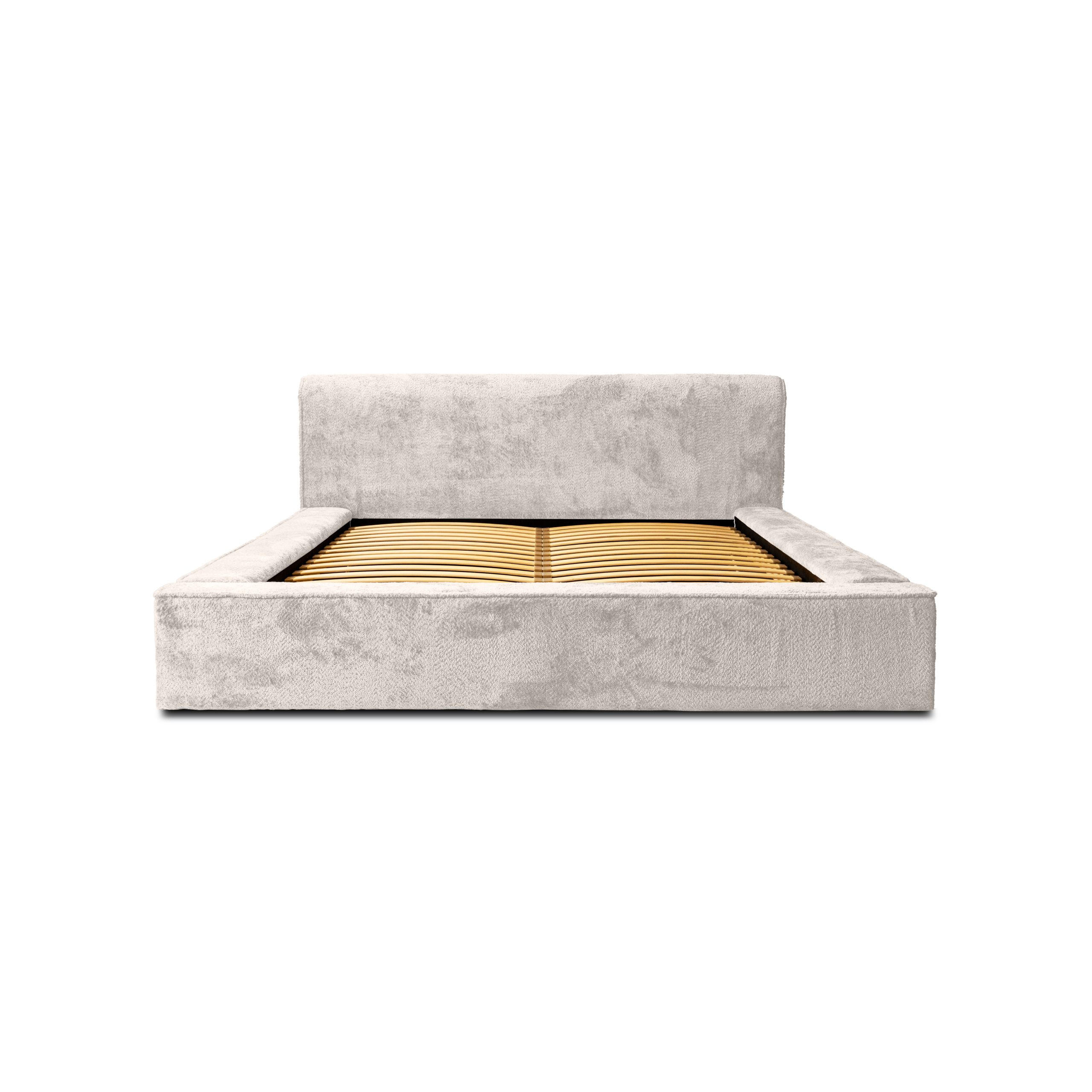 POLSTERBETT aus Polstermaterial Pedrosa 160x200 cm, Creme - Creme, Textil (160/200cm) - Fedve