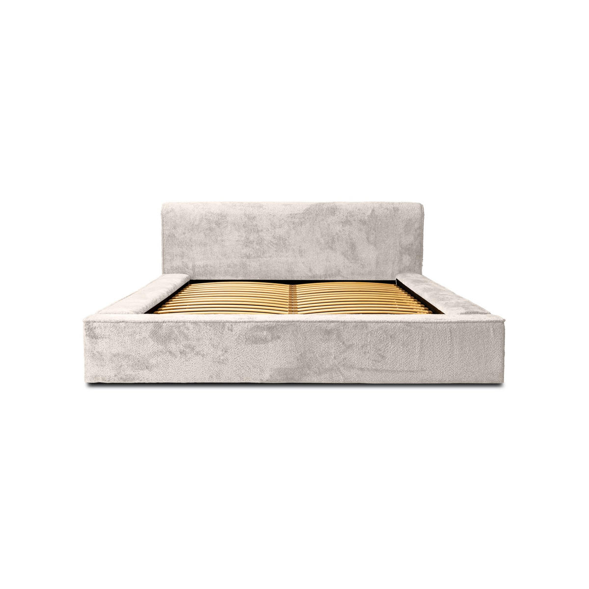 POLSTERBETT aus Polstermaterial Polopos 140x200 cm, Creme - Creme, Textil (140/200cm) - Meblito