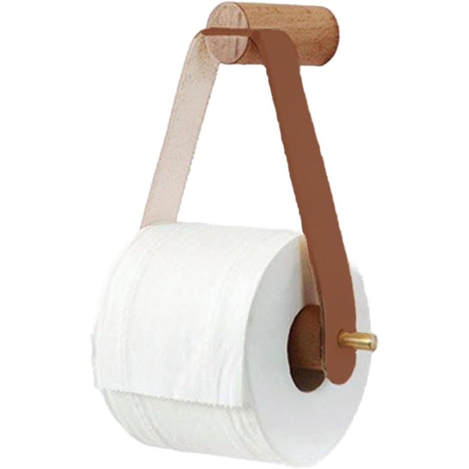 Mcboson Toilettenpapierhalter Braun 18x18x20 cm