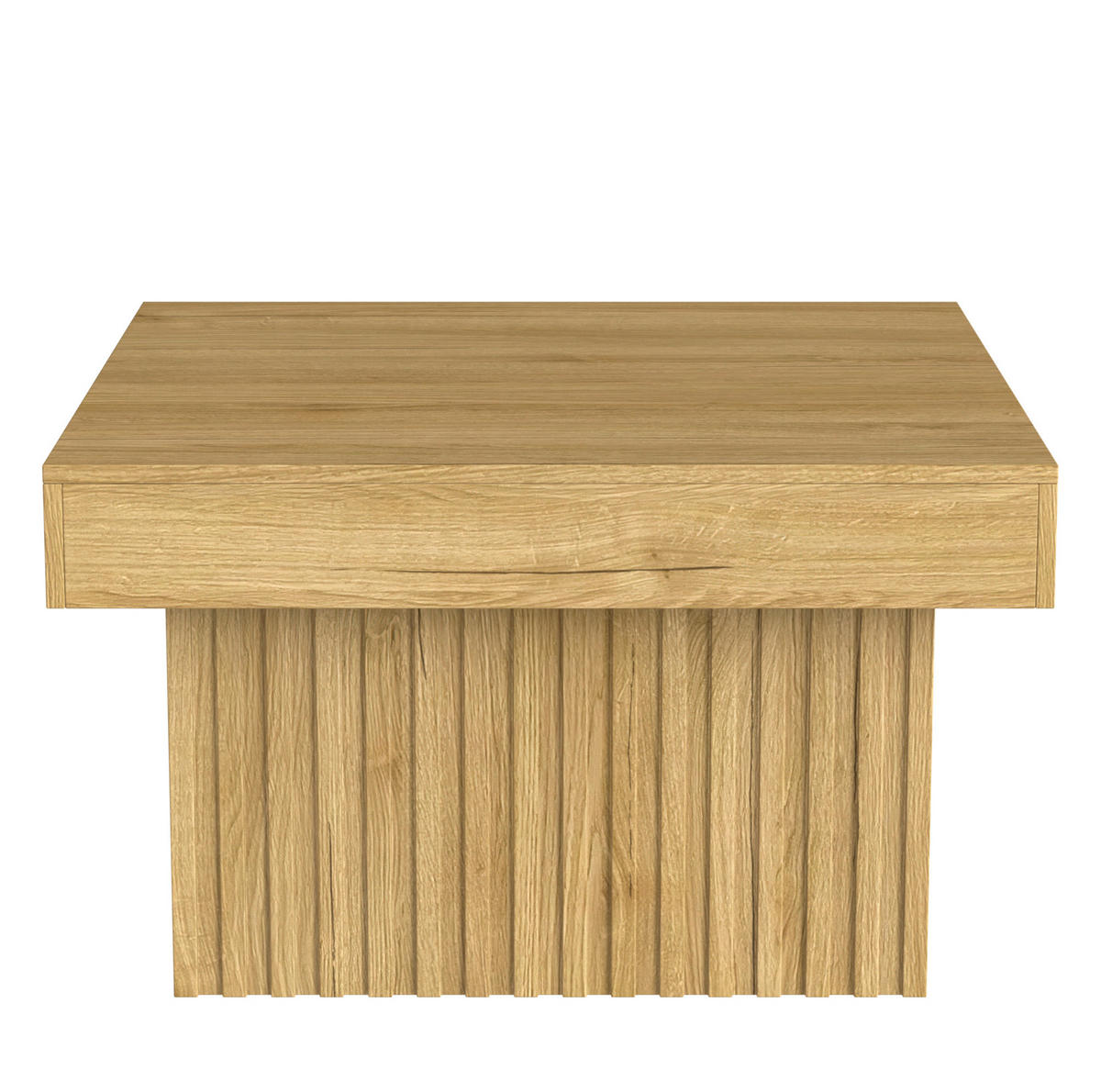 COUCHTISCH 79/79/46 cm in Natur aus MDF und Spanplatte–pflegeleicht und platzsparend - Naturfarben, Holzwerkstoff (79/79/46cm) - Flora Grace