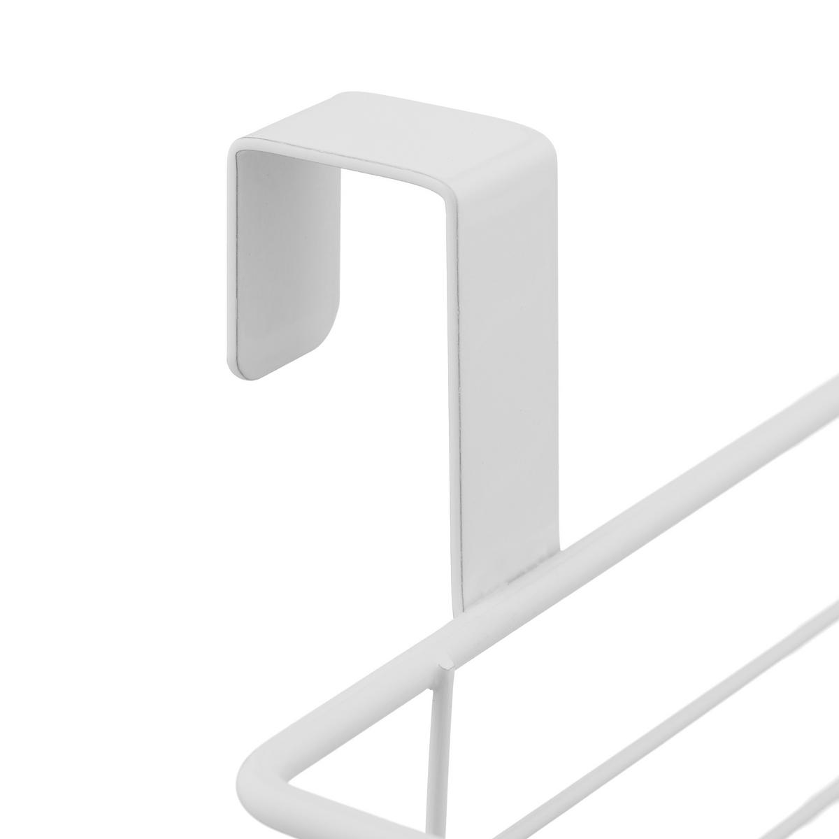 EINHÄNGEKORB - Weiß, Metall (31/18/17cm) - Relaxdays