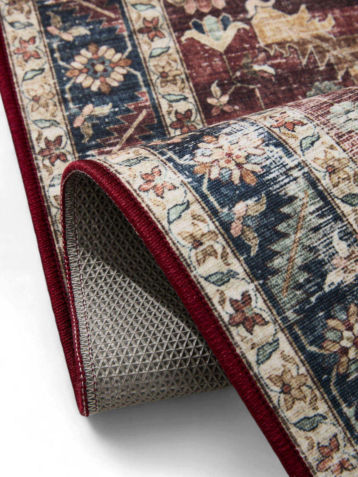 VINTAGE-TEPPICH George waschbar 60x120 cm - Multicolor, Kunststoff (60/120cm) - benuta