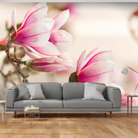 VLIESTAPETE Weiß 200/154 cm - Pink/Weiß, Textil (200/1cm) - KUNSTLOFT