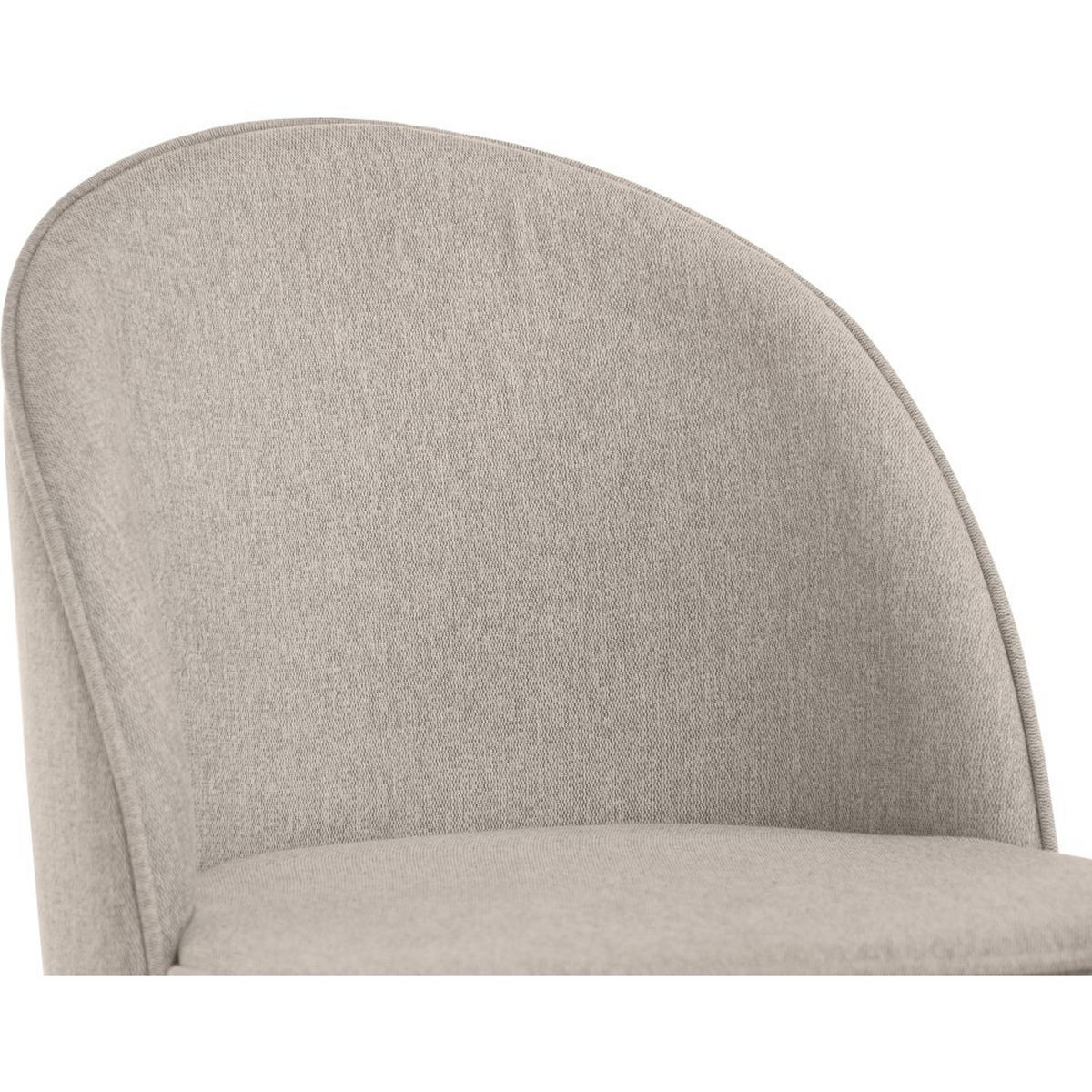 STUHL Luna, Polsterstuhl für das Esszimmer mit Buchenholzbeinen, Beige - Beige/Buchefarben, Holz (51/87/46cm) - Beautysofa