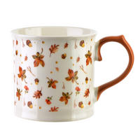 BECHER Rado Orange 9x13,5x8,8 cm Porzellan - Orange, Keramik (0.35L) - Mondex