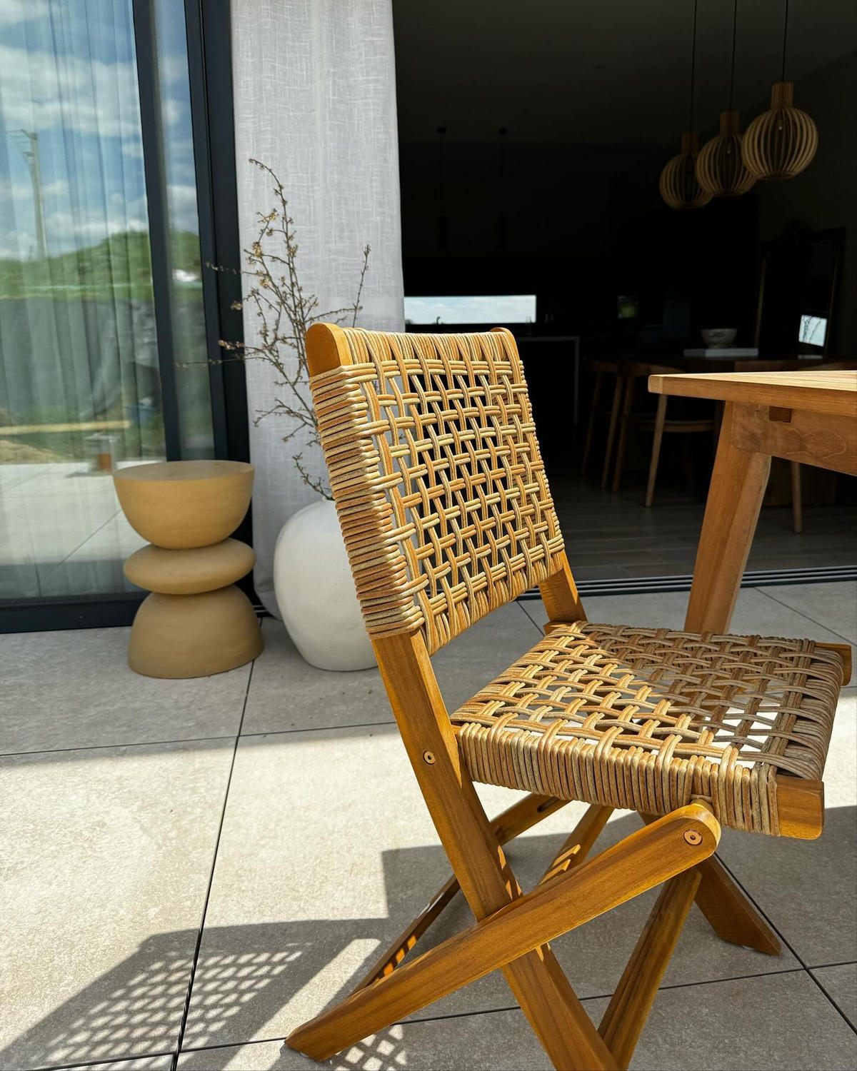 GARTENSTUHL 2er-Set Holz Braun - Braun, Holz (48/85/54cm) - Nordlys