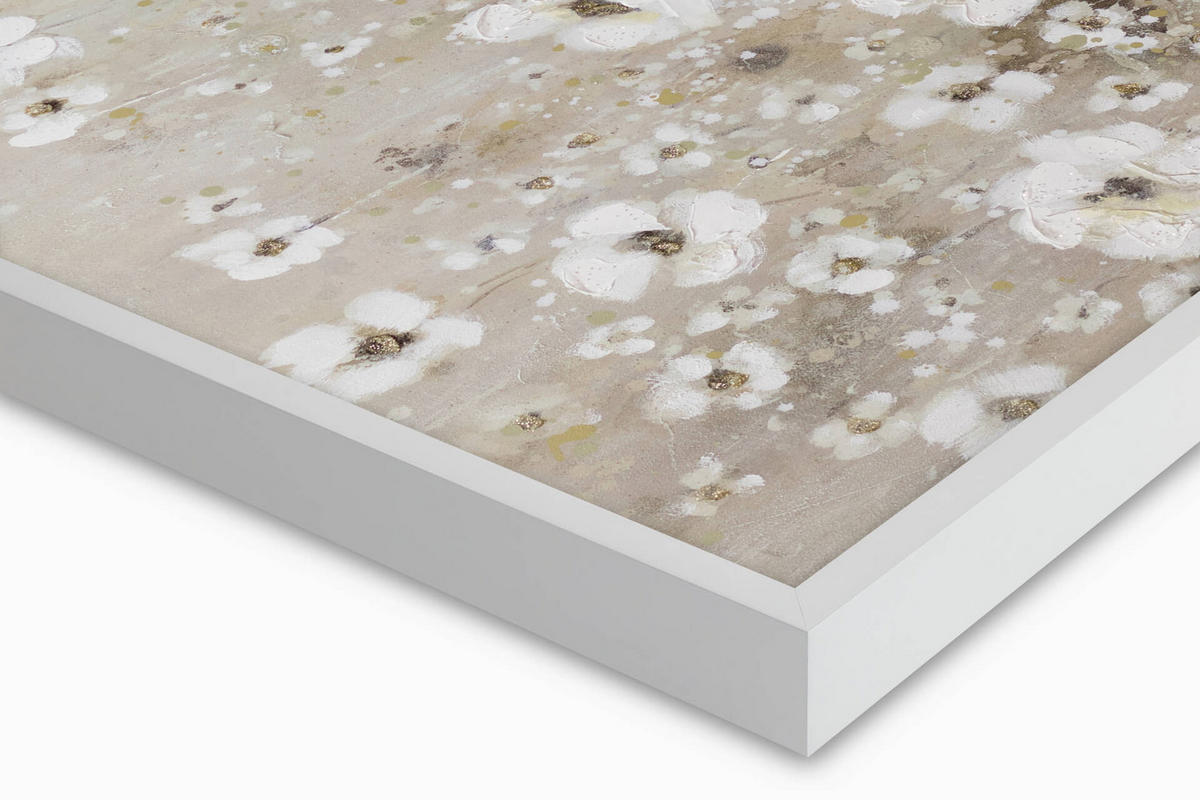 OLEJOMAĽBA 100/75 cm, Zvieratá - biela, drevo/textil (100/75cm) - KUNSTLOFT