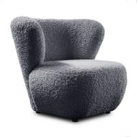 SESSEL ARLO LOUNGE Rolf 08 - Graphitfarben, Textil (85/74/58cm) - Lookway
