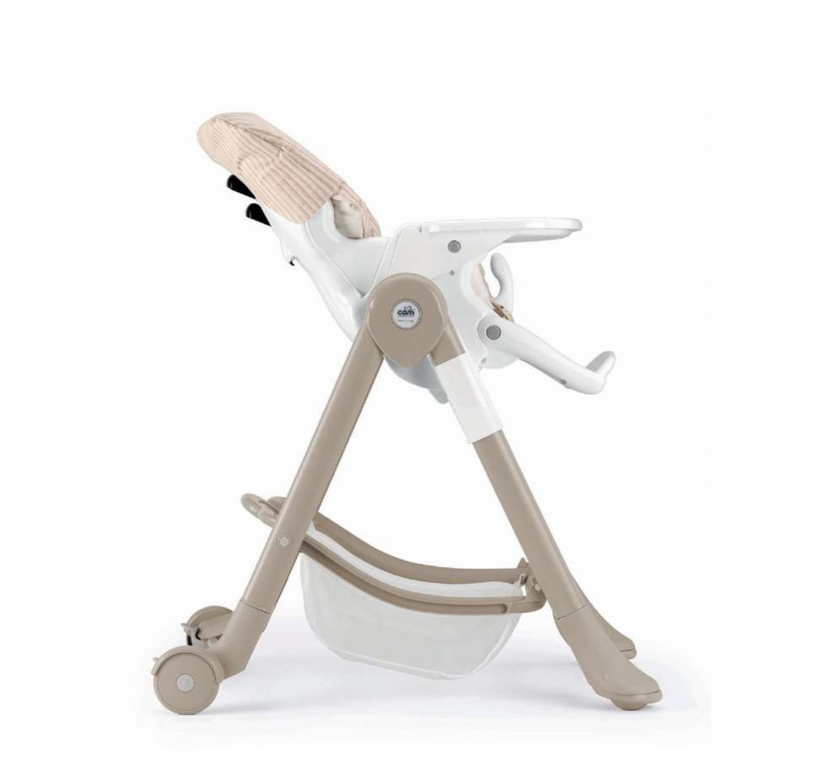 KINDER-HOCHSTUHL Campione - Weiß, Kunststoff/Textil (307/980/627cm) - Cam il Mondo del Bambino S.p.A.