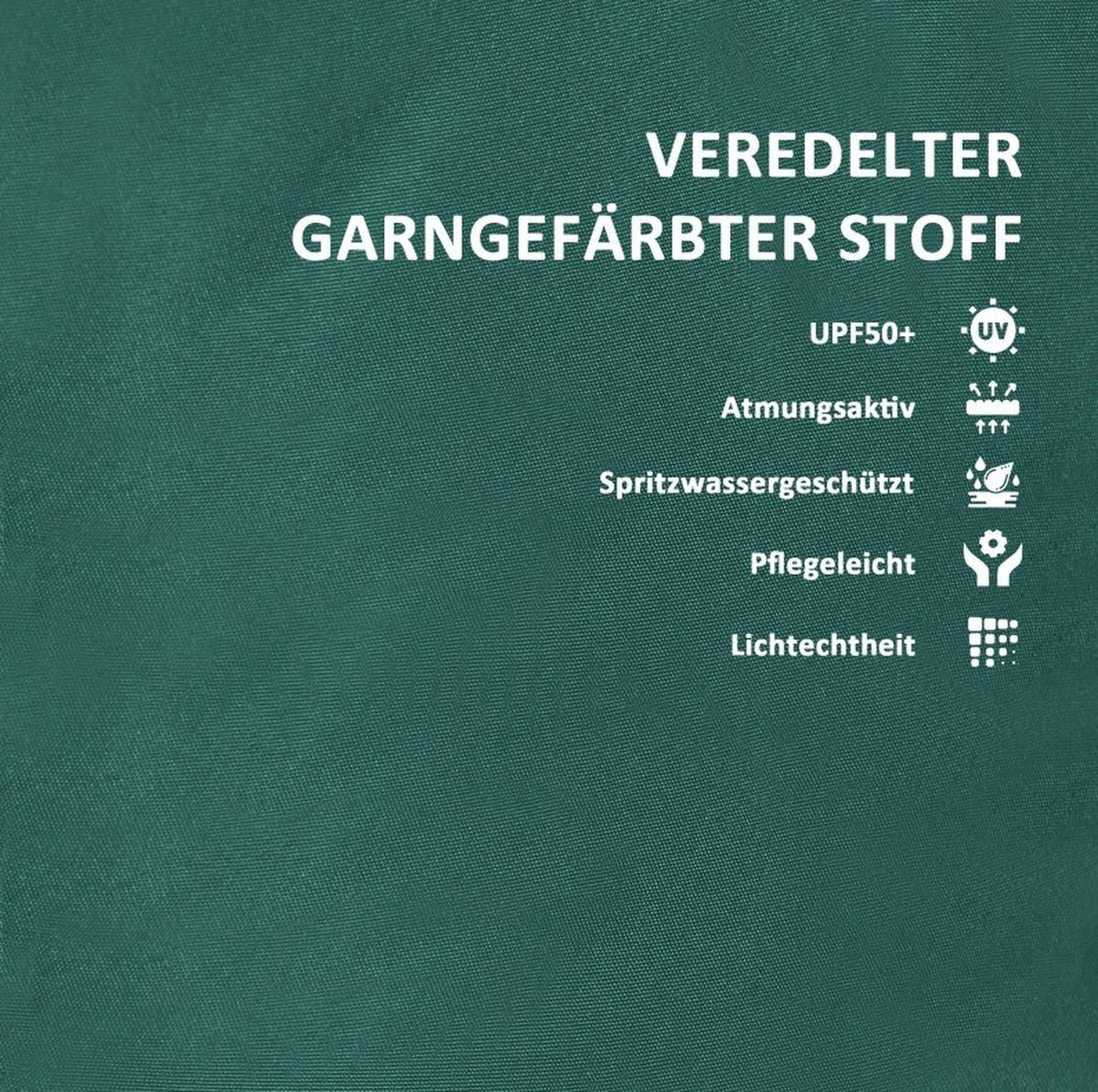 SESSELAUFLAGEN aus Polyester 120x47x9,5 cm in Grün mit Kopfstütze - Grün, Textil (47/9.5/120cm) - Modfu