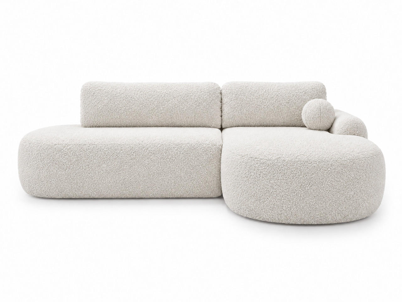 Graingold Ecksofa Weiß 271x177 cm