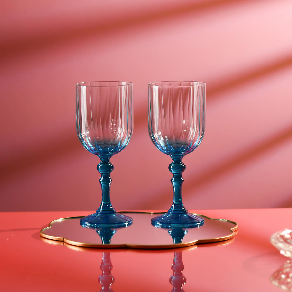 WEINGLÄSER, 2er-Set, 300 ml - Türkis, Glas (0.3L) - Krosno Glass