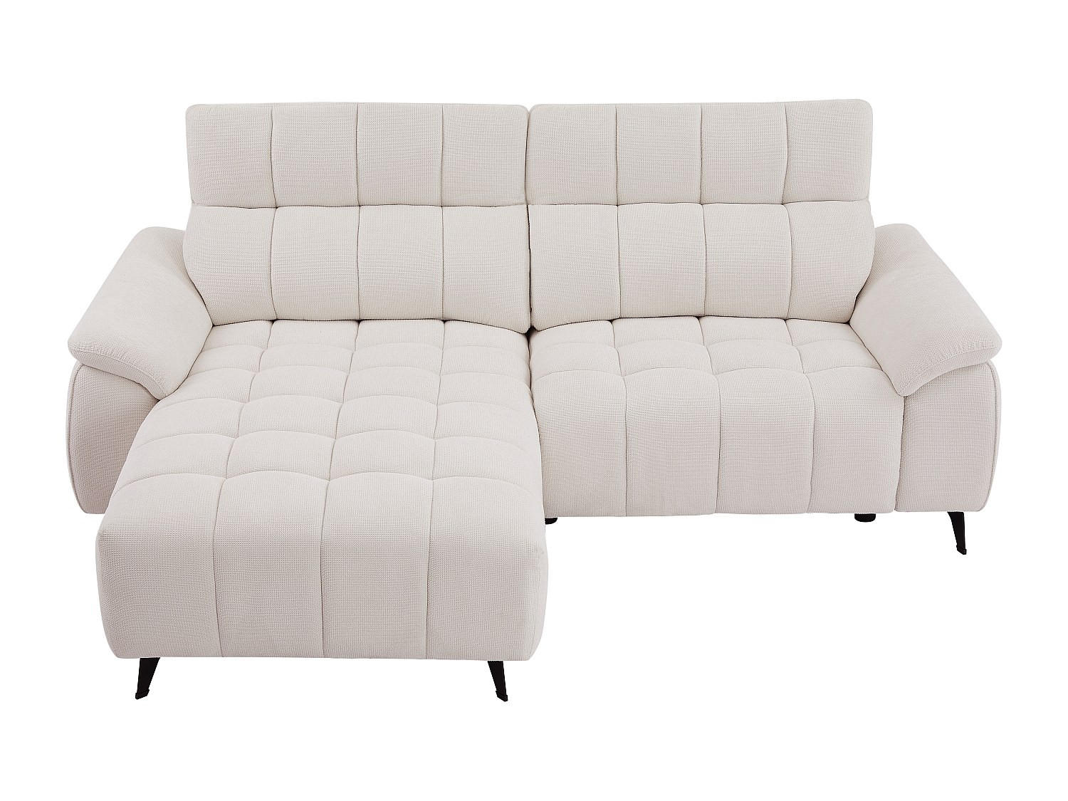 RELAXSOFA - 4 Personen - Stoff, Stoff - Beige - - Beige, Textil (230/79/169cm) - Vente-Unique