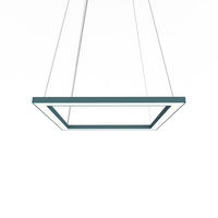 LED-HÄNGELEUCHTE - Blau, Metall (40/40/100cm) - Lumicom