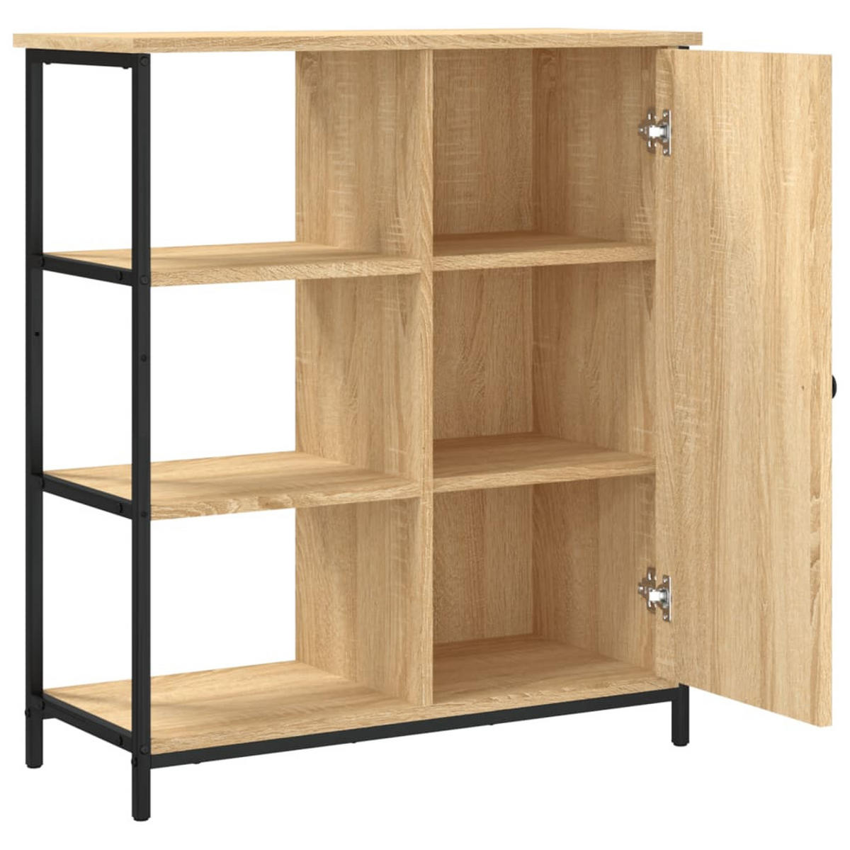 SIDEBOARD Sonoma-Eiche 70/30/80 Cm Holzwerkstoff - Braun, Holzwerkstoff (70/80/30cm) - vidaXL