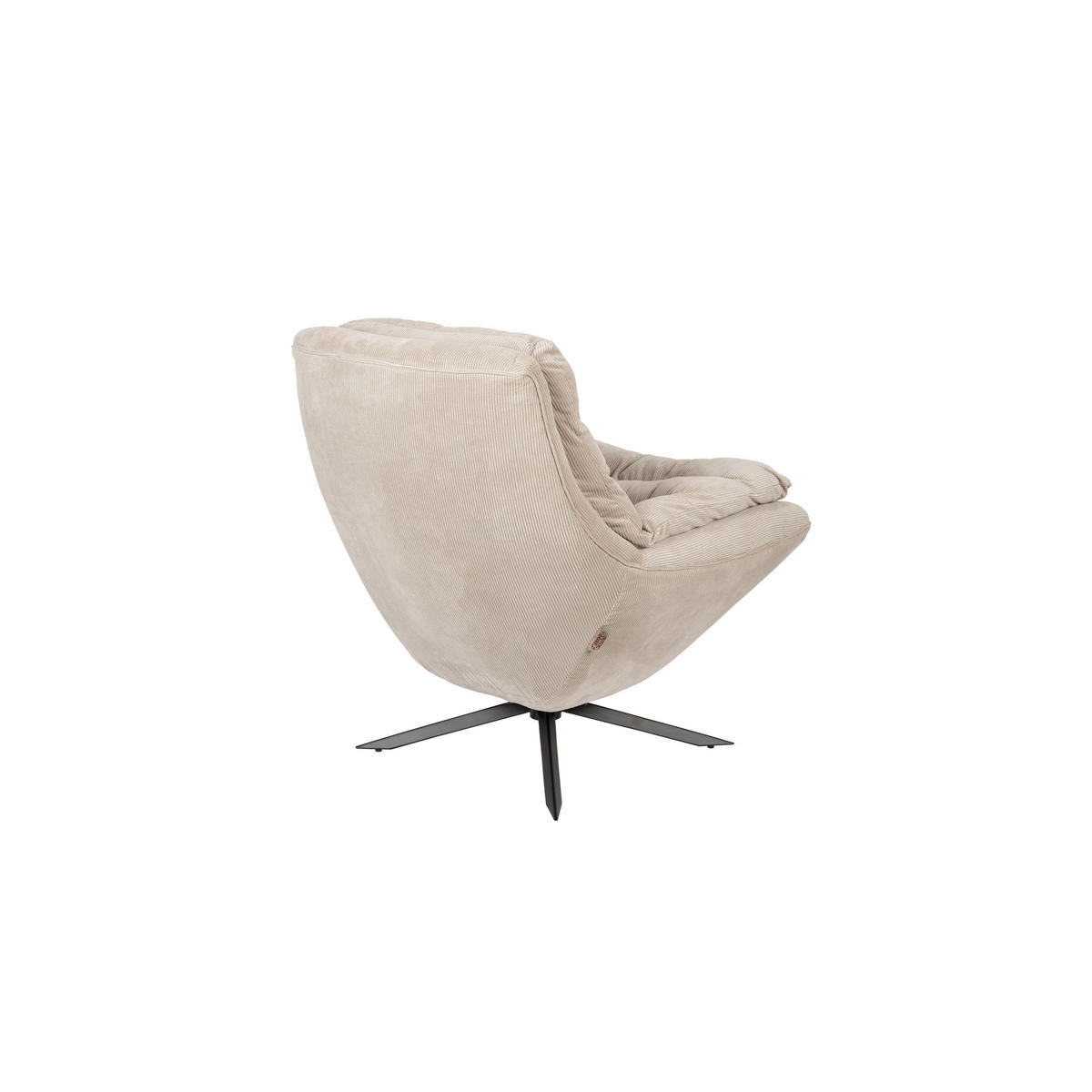 SESSEL Vince Beige - Beige, Textil (69/82/81cm) - Dutchbone