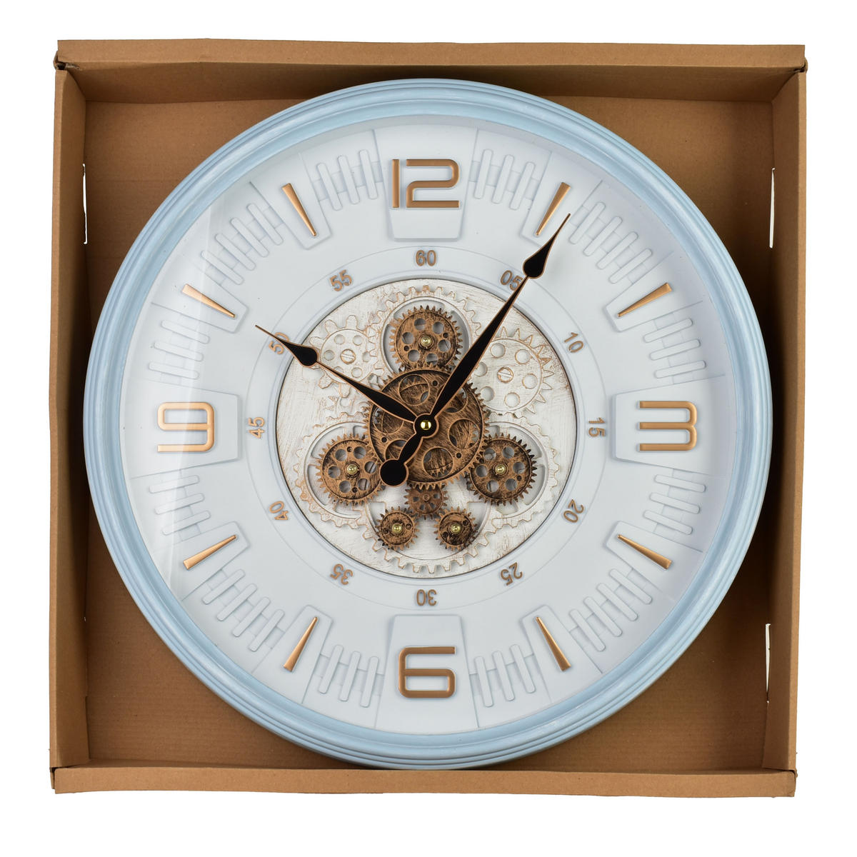 WANDUHR Ramsey Blau 50/6.5/50 cm Kunstoff - Blau, Kunststoff (50/50/6.5cm) - Mondex