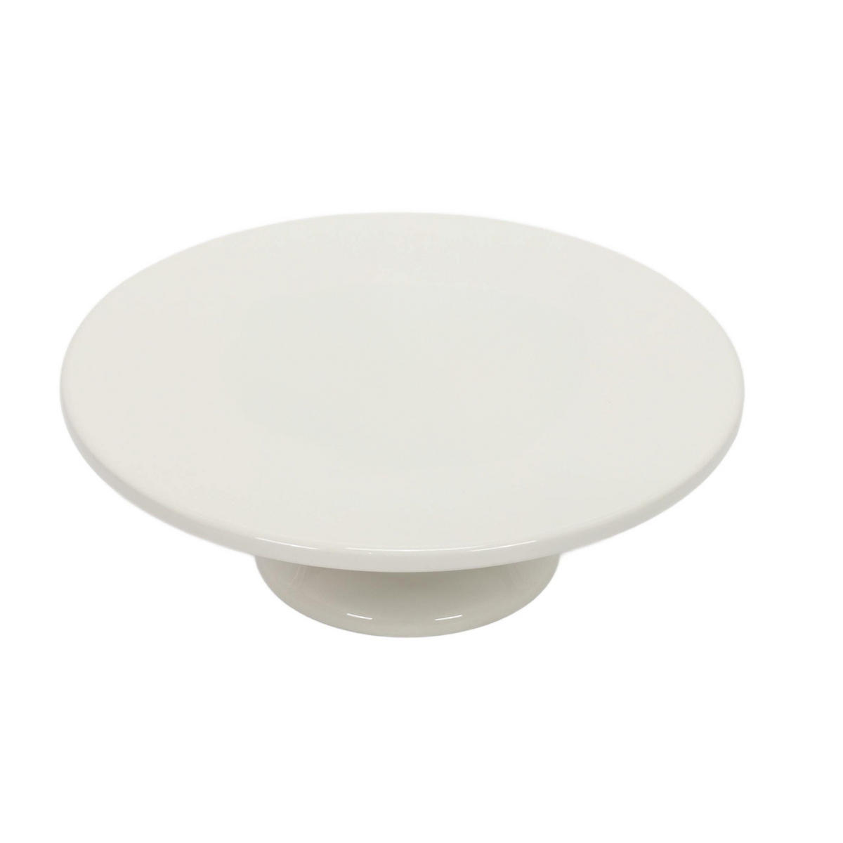 KUCHENPLATTE aus Keramik Nora Weiß 28/28/9 cm - Weiß, Keramik (28/9cm) - Secret de Gourmet