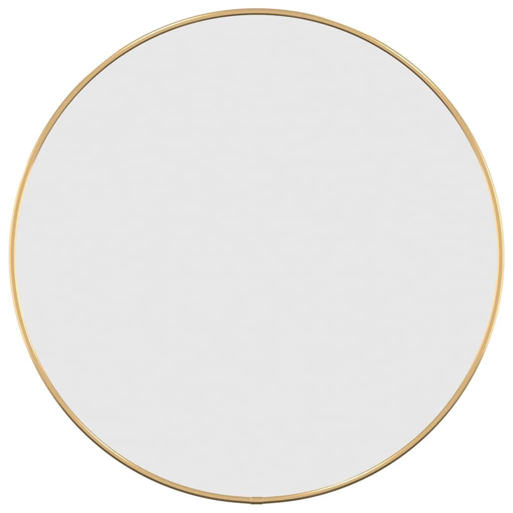 WANDSPIEGEL Golden Ø 50 cm Rund - Goldfarben, Glas (50/50/1cm) - furnicato