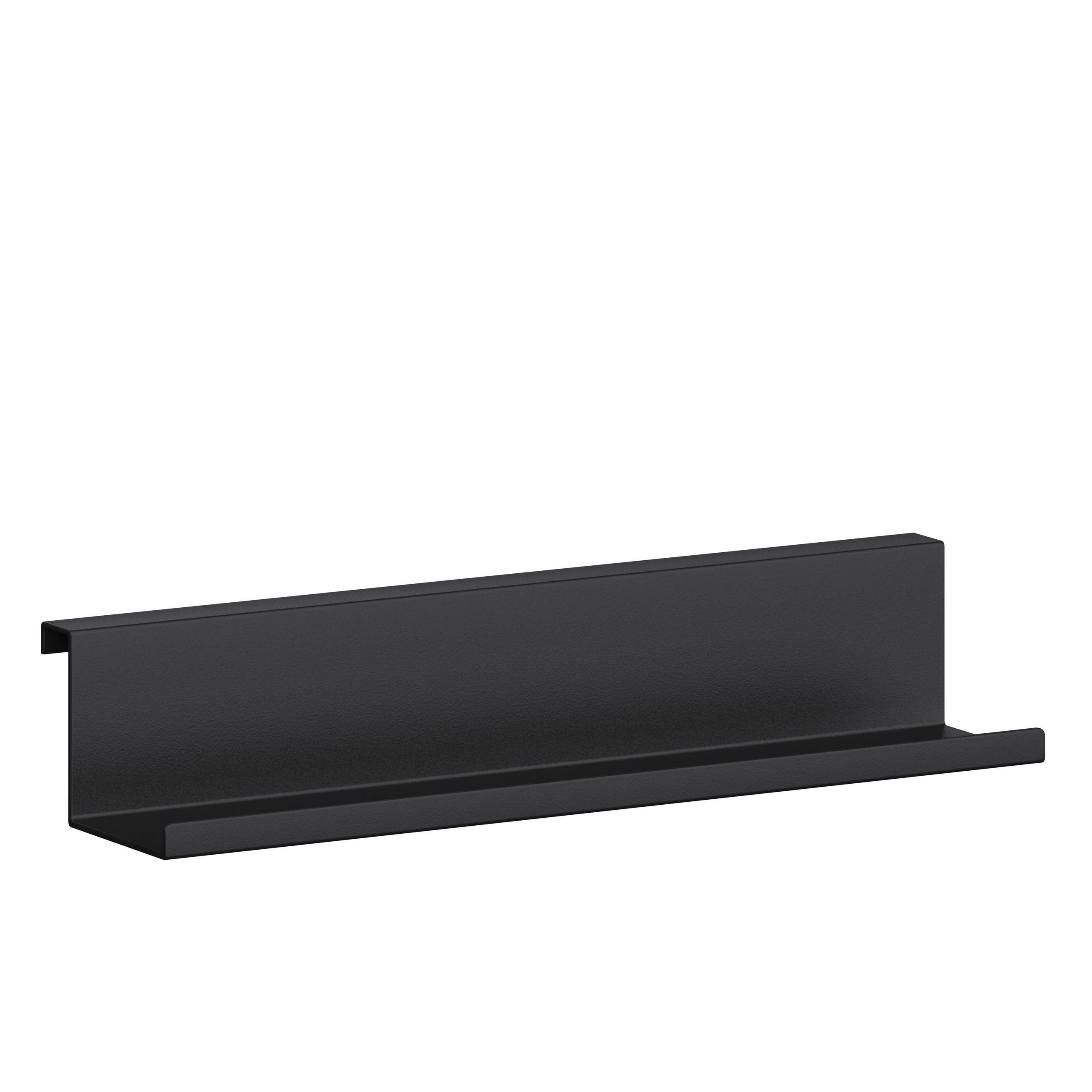System Style Ablage Schwarz 28x5x7 cm
