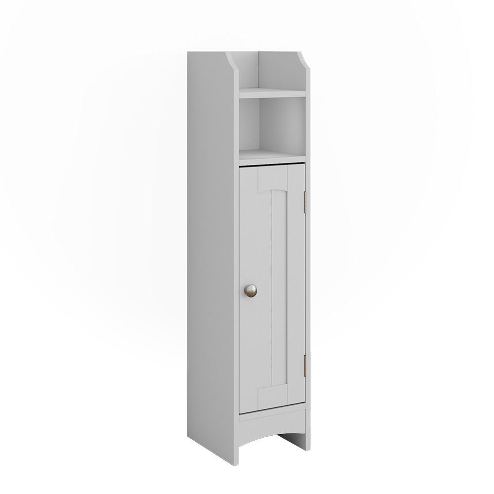 MIDISCHRANK Bianco Weiß 18 x 81 cm mit 5 Fächern - Weiß, Holzwerkstoff (18/81/20cm) - Vicco