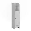 MIDISCHRANK Bianco Weiß 18 x 81 cm mit 5 Fächern - Weiß, Holzwerkstoff (18/81/20cm) - Vicco