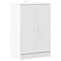 SCHUHSCHRANK Weiss 60/35/92 Cm Holzwerkstoff - Weiß, Holzwerkstoff (35/92/60cm) - vidaXL