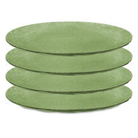 ESSTELLER Club Nature leaf green 26/26/1,8 cm - Grün, Kunststoff (26/1.8/26cm) - KOZIOL