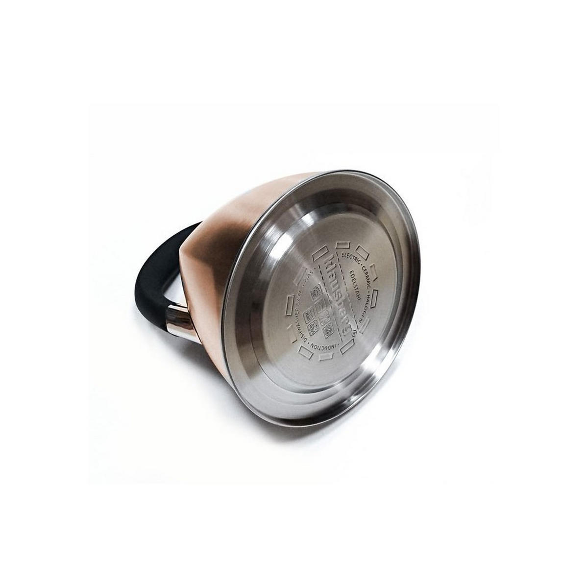 WASSERKESSEL Gold 15/15/14 cm KB7202 - Goldfarben, Kunststoff (15cm) - Klausberg 
