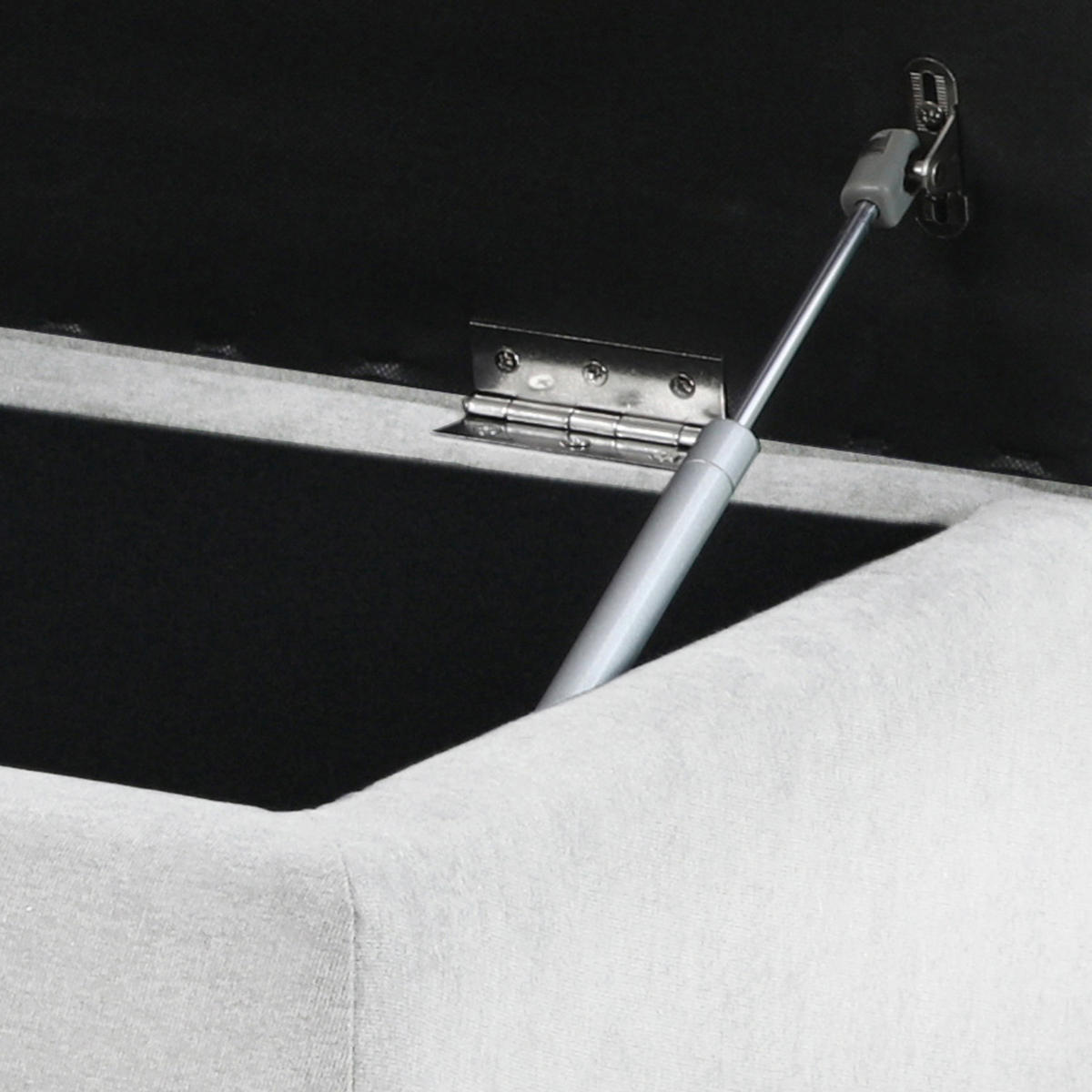 OTTOMANE DAISY Weiß - Weiß, Textil (91/47/45cm) - SVITA