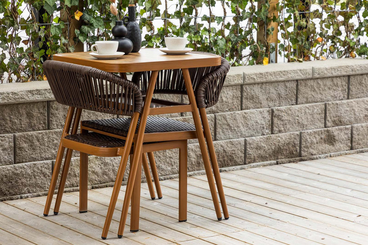 GARTENSET braun - Braun, Holzwerkstoff - ebuy24