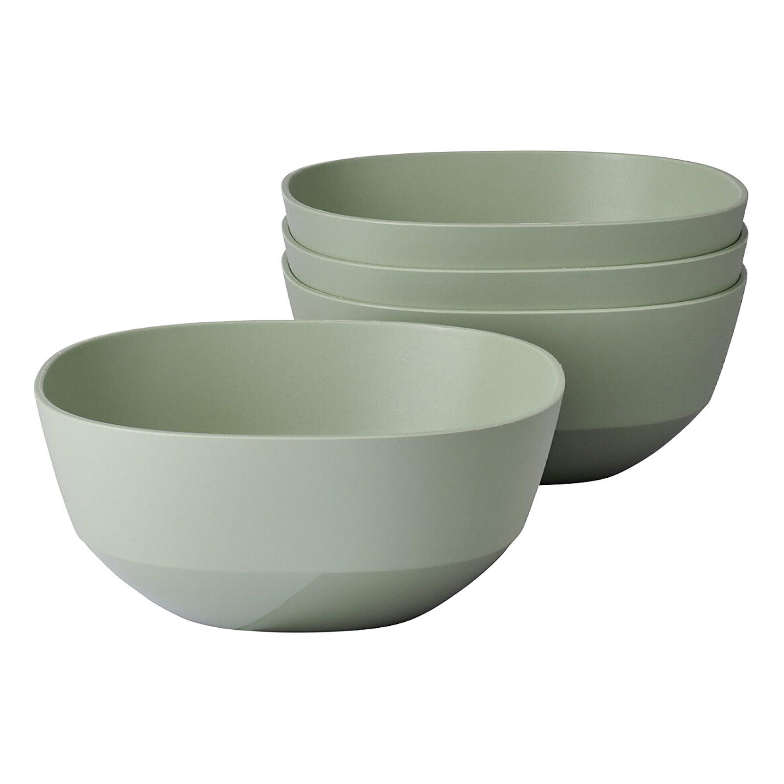 SCHALEN Silueta Nordic Sage 750 ml 4er Set - Mintgrün, Kunststoff (15.2cm) - Mepal