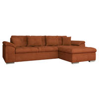 ECKSOFA Diana, Seite: Rechts - Dunkelorange, Holz/Textil (280/160cm) - MIRJAN24