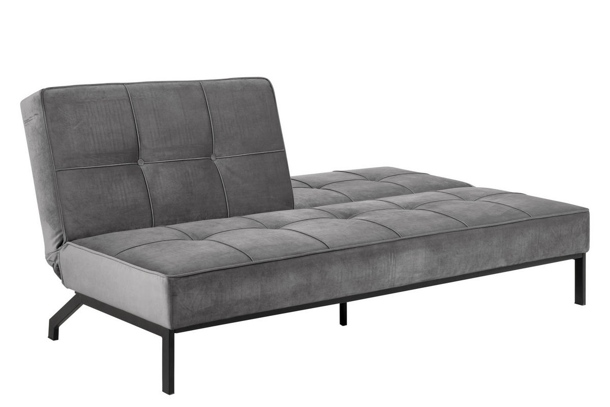 SCHLAFSOFA dunkelgrau - Grau, Holzwerkstoff (198/87/95cm) - ebuy24