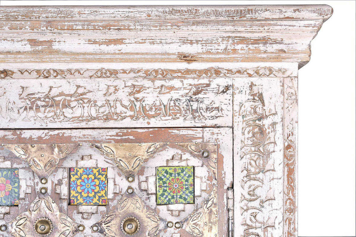 HIGHBOARD aus Mangoholz - Perlmutt, Holz (40/185/100cm) - Giner y Colomer