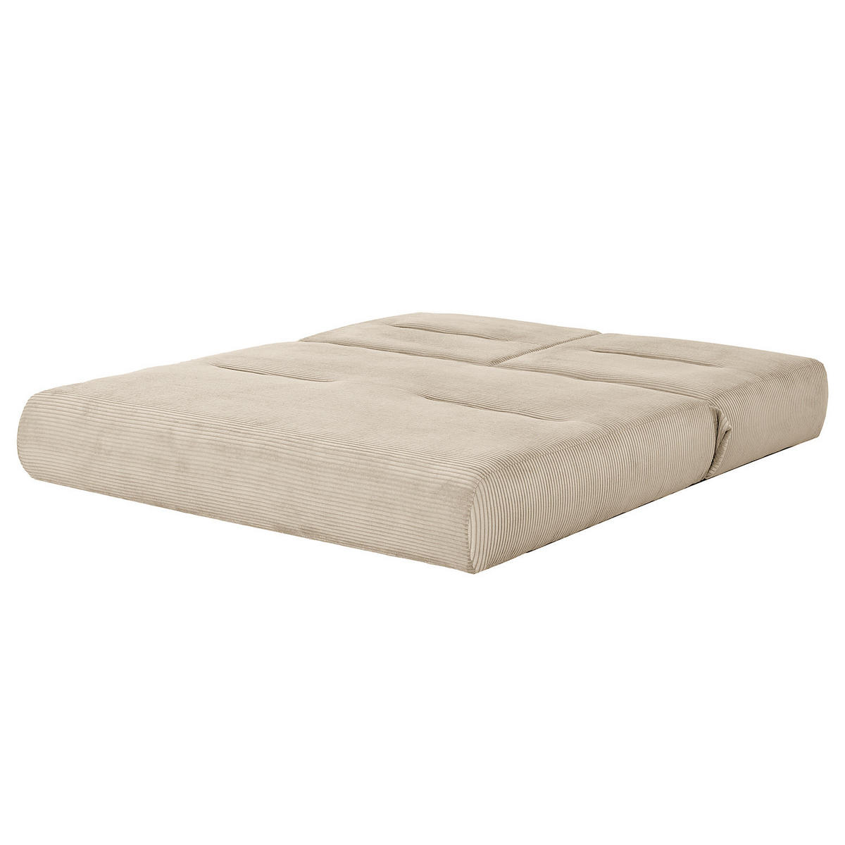 SCHLAFSOFA - Cordstoff - Beige, Textil (159/88/160cm) - home24