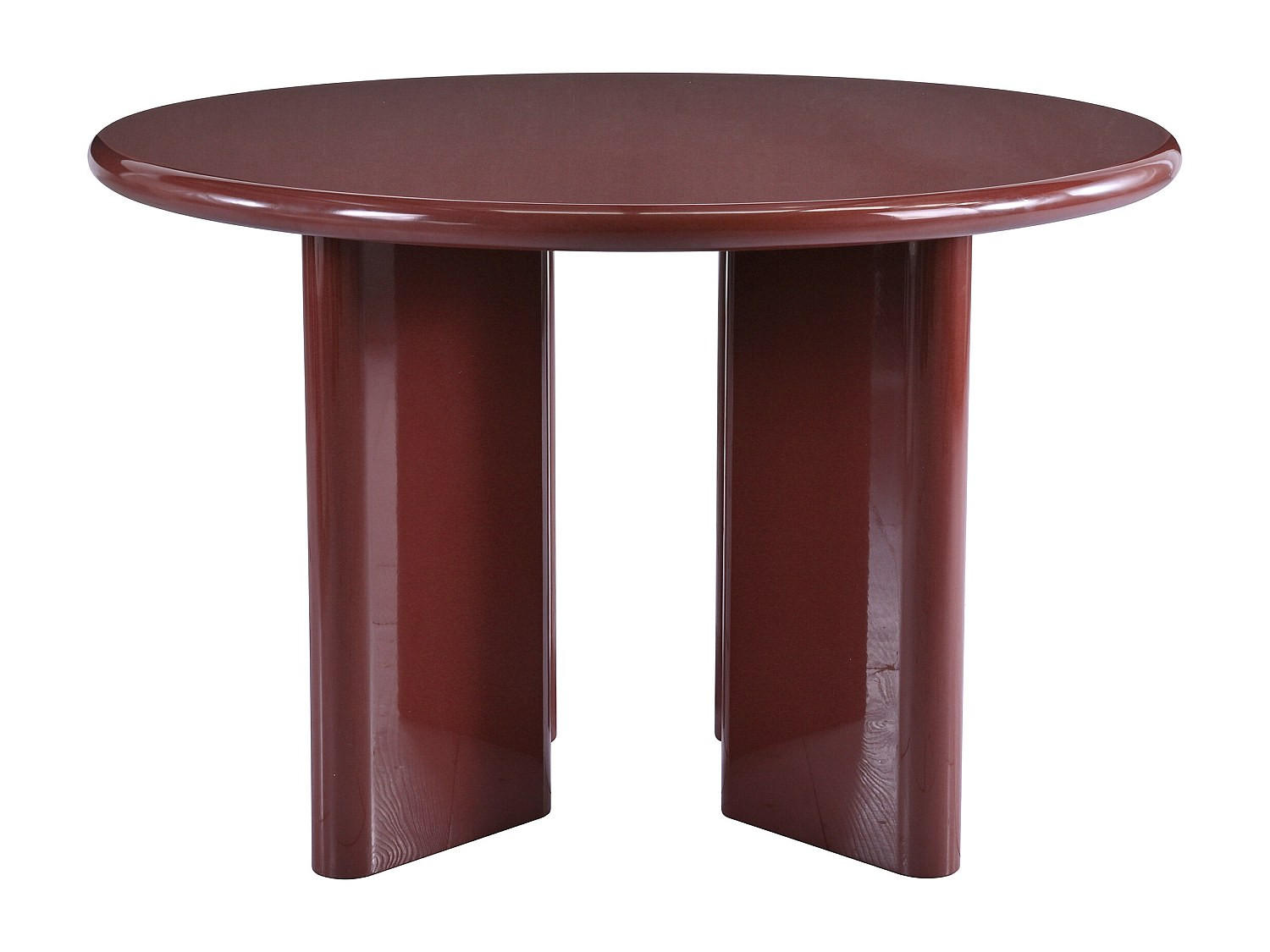 ESSTISCH - 4 Personen - holz - bordeaux Lukavo - Bordeaux, Holz (120/120/76cm) - Vente-Unique