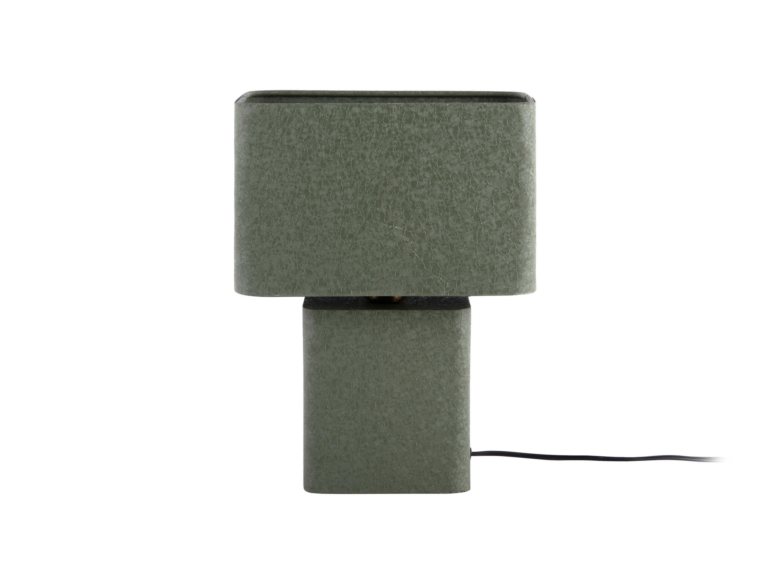 TISCHLAMPE Boaz Recto - Grün - 24/14/33 cm - Grün, Metall (24/14/33cm) - Leitmotiv