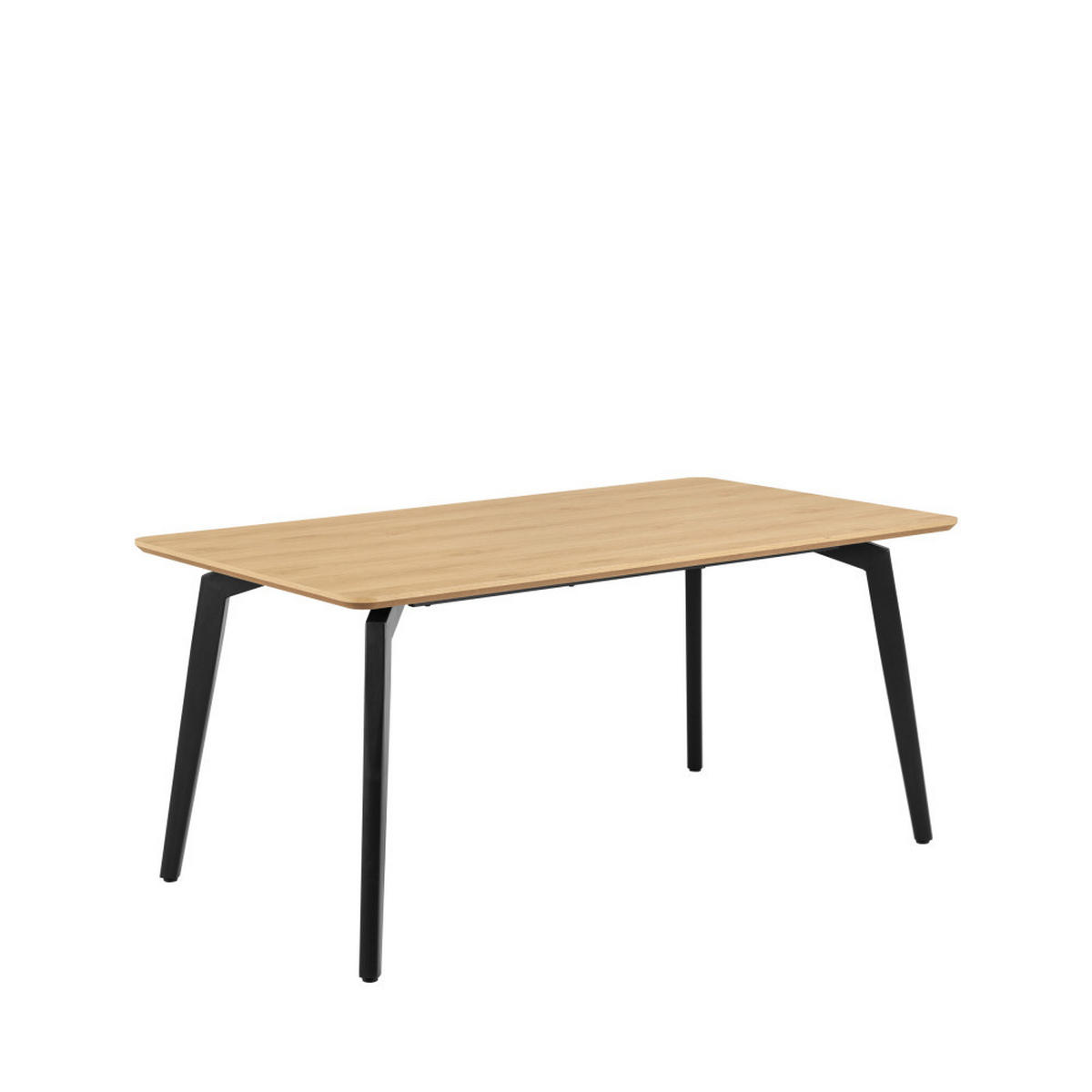 ESSTISCH - Esstisch für 4 Personen aus Holz und Metall - Helles Holz - Eschefarben, Holz (90/160/75cm) - Drawer