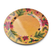 UNTERSETZER Blanche Festive Gold 33/33/2 cm Kunstoff - Goldfarben, Kunststoff (33/2cm) - Mondex