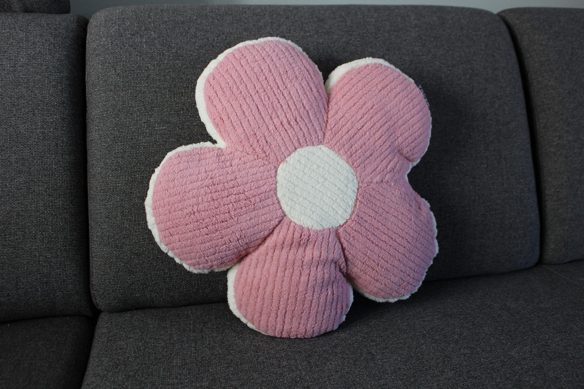 DEKOKISSEN BONNY Blume - Rosa, Textil (43cm) - Magma Heimtexx
