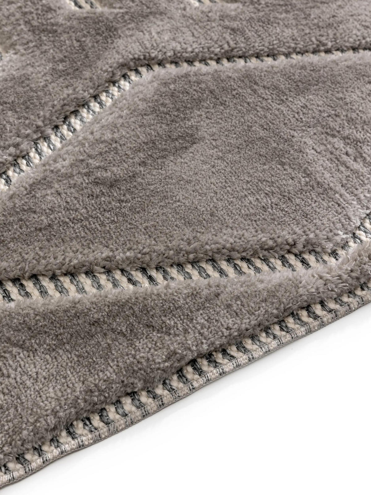 TEPPICH Elanie 120/170 cm - Grau, Kunststoff (120/170cm) - benuta Pop