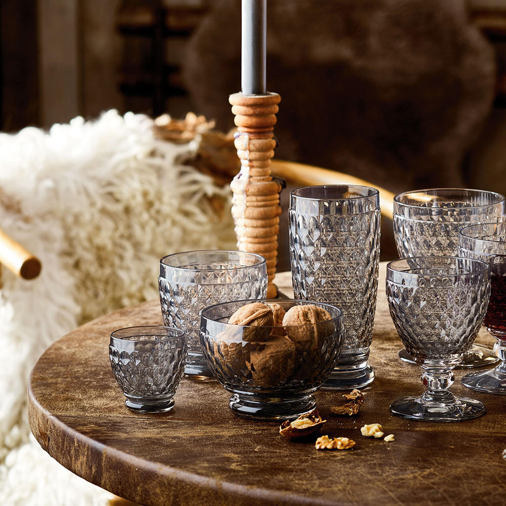 DESSERTSCHALEN Boston Coloured Grau ø 11,7 cm 4er Set - Grau, Glas (11.7cm) - Villeroy & Boch