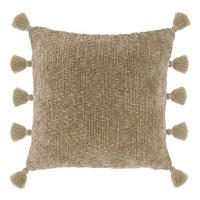 KISSEN Naomi - Braun - 45/45/ cm - Taupe, Textil (45/45cm) - Unique Living