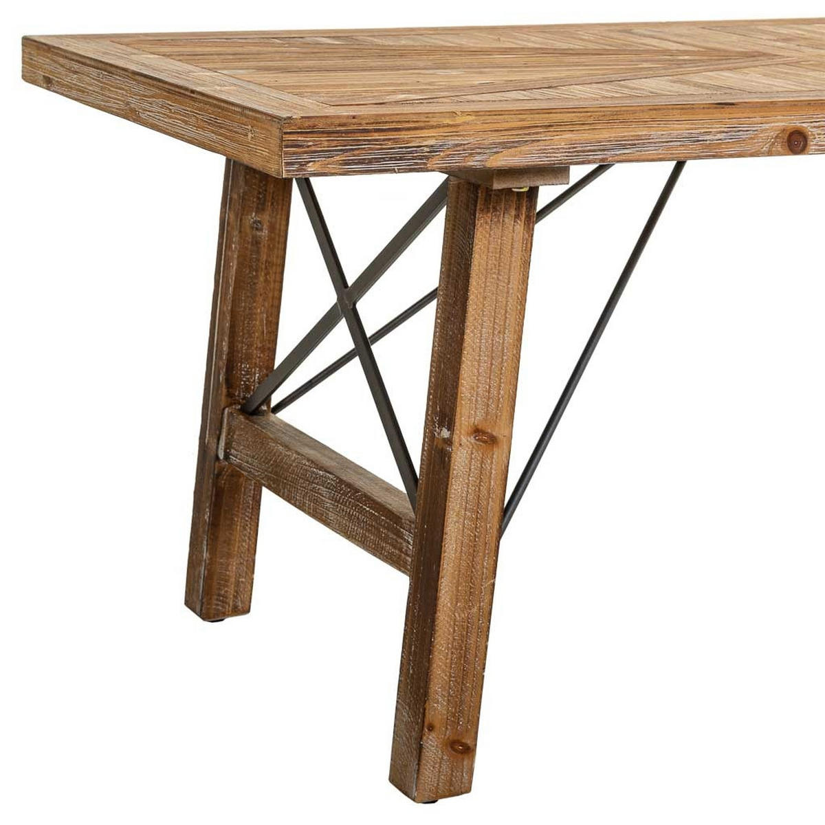 COUCHTISCH aus Holz 120x60x50 cm - Braun, Holz (60/120/50cm) - Wanderlust