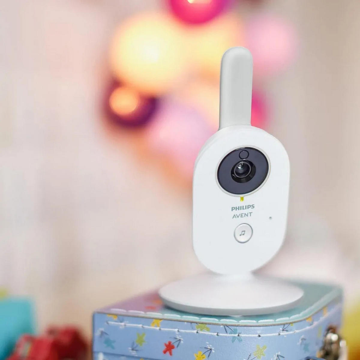 BABYPHONE Video Monitor 2,7 Zoll Nachtsicht 300 m Reichweite FHSS Technologie ECO Modus Weiß - Weiß, Kunststoff - Philips