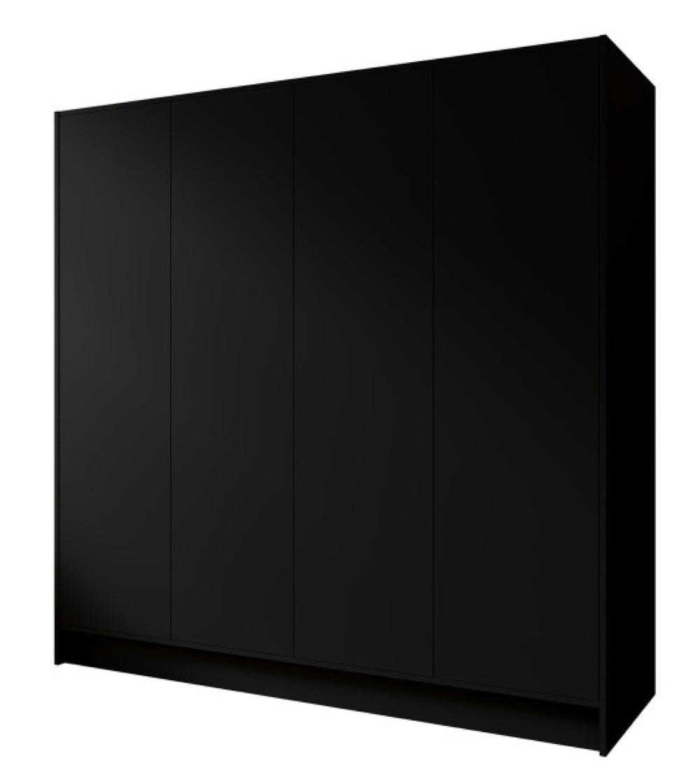 Sepro Meble Schrank Schwarz 200x200x51 cm