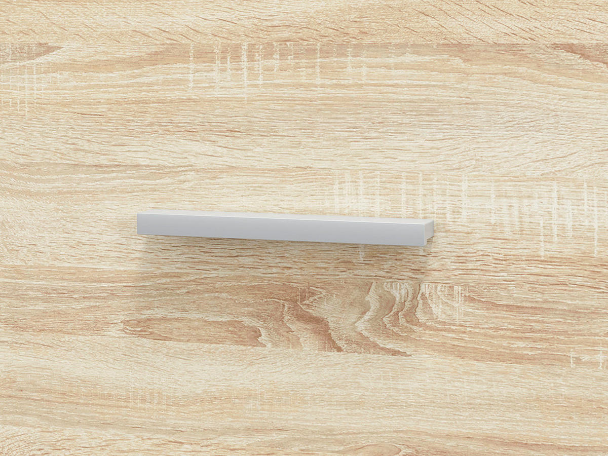 HIGHBOARD – AVO 08 – 69 cm – Avo – Sonoma Eiche / Weiß - Weiß/Sonoma Eiche, Holzwerkstoff (69/123/34cm) - hi-markt