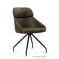 ESSZIMMERSTUHL (4er-Set) Dionne 52x82x63 Schwarz/Khaki - Dunkelgrün/Schwarz, Kunststoff (63/82/52cm) - 58aufmkessel